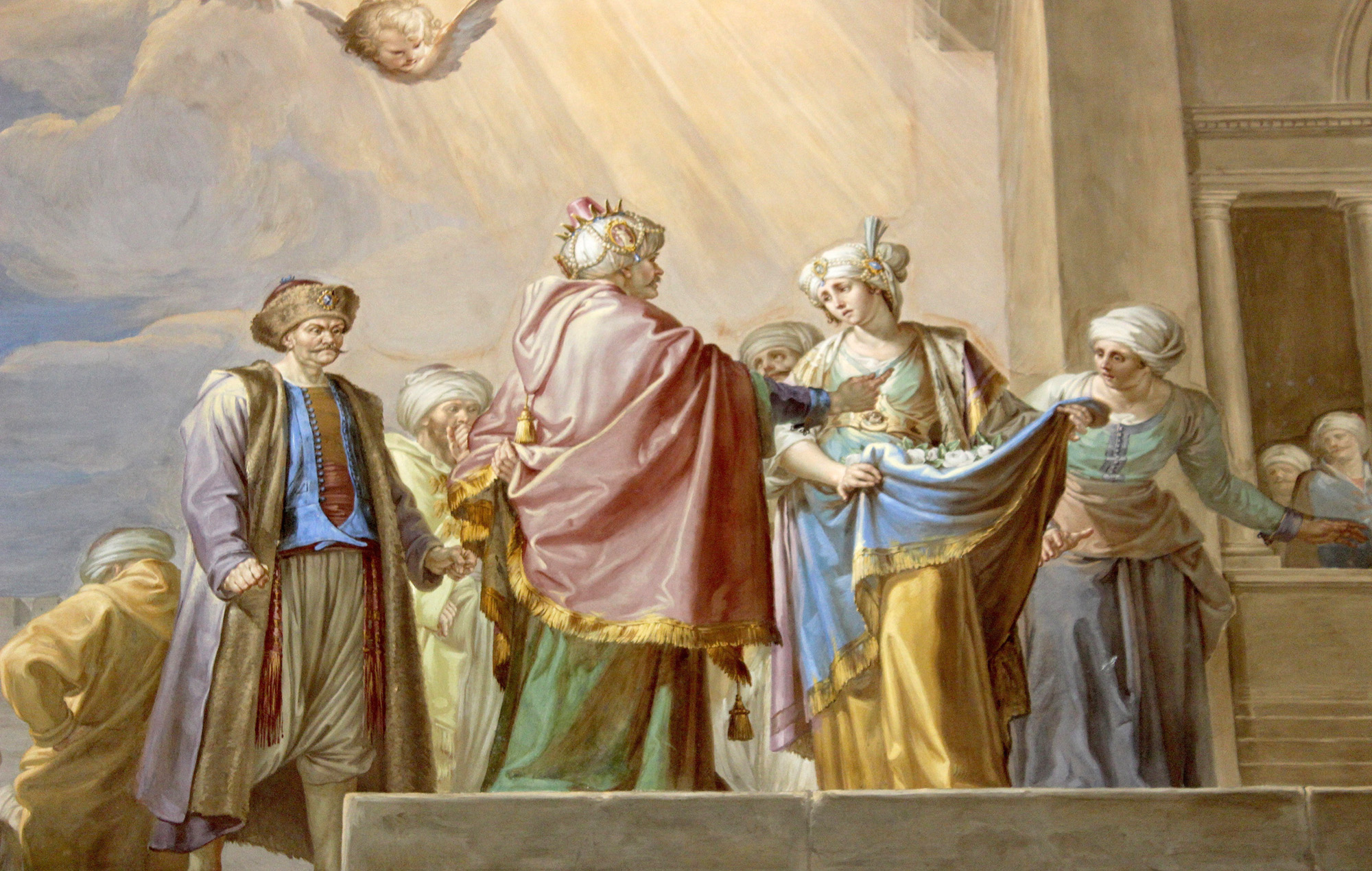 fresco in the cathedral